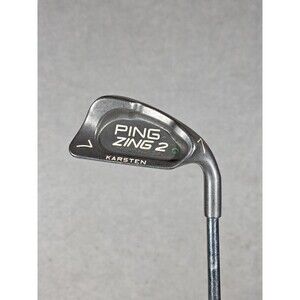Ping Zing 2 7 Iron Stiff Flex Steel Shaft, Right Handed, Green Dot Karsten Golf